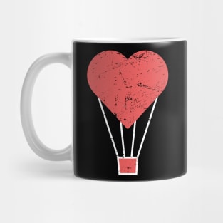 Heart | Cute Hot Air Balloon Graphic Mug